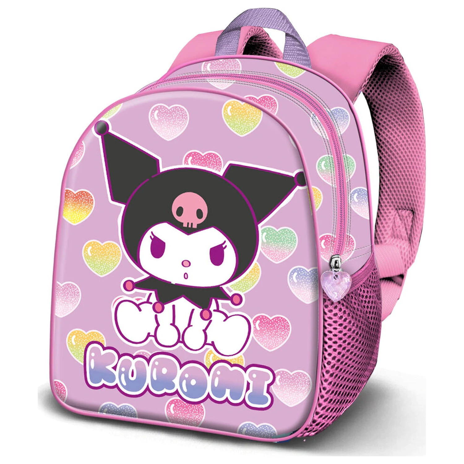 Hello Kitty Kuromi Hearts 3D táska hátizsák 31cm termékfotó
