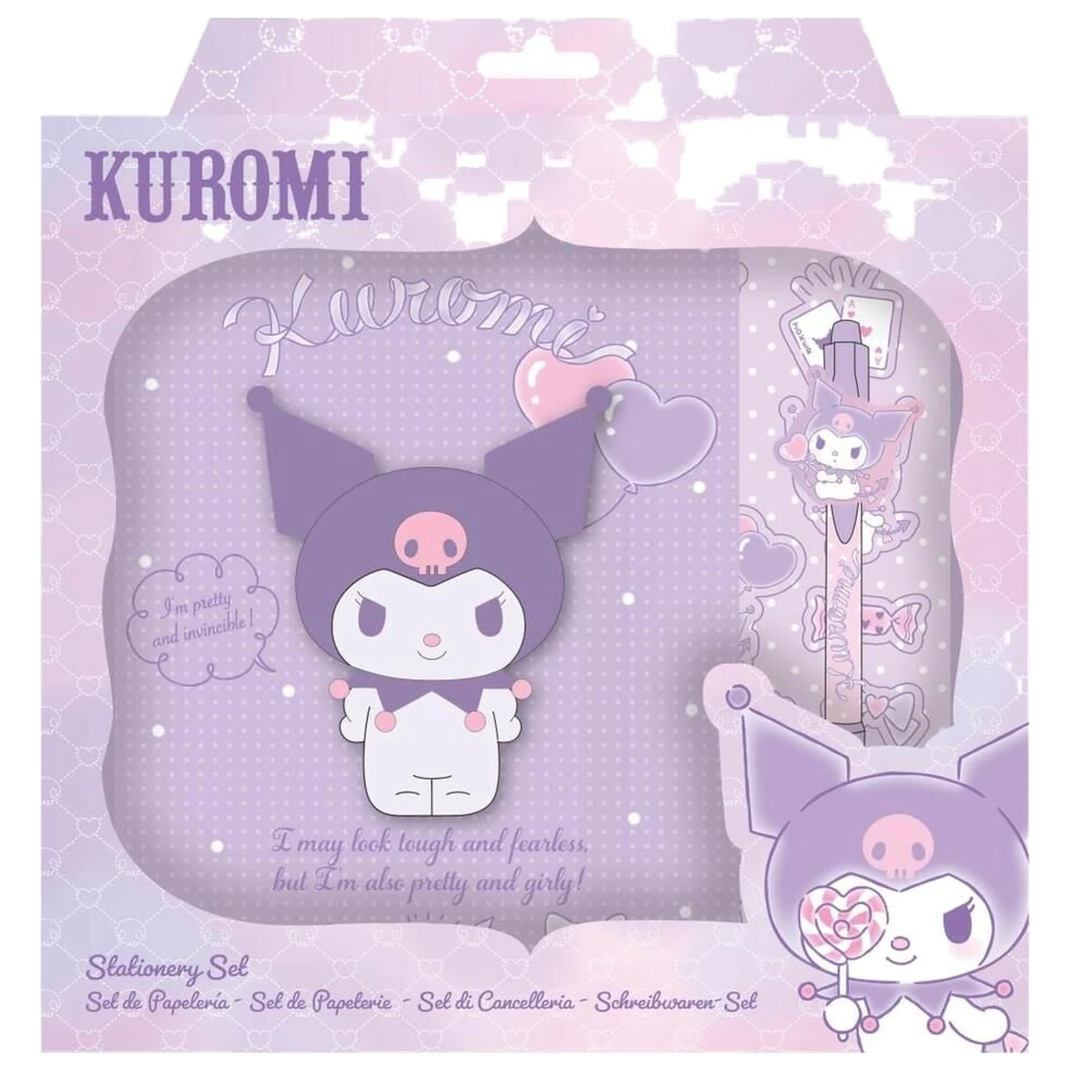 Hello Kitty Kuromi írószer csomag termékfotó