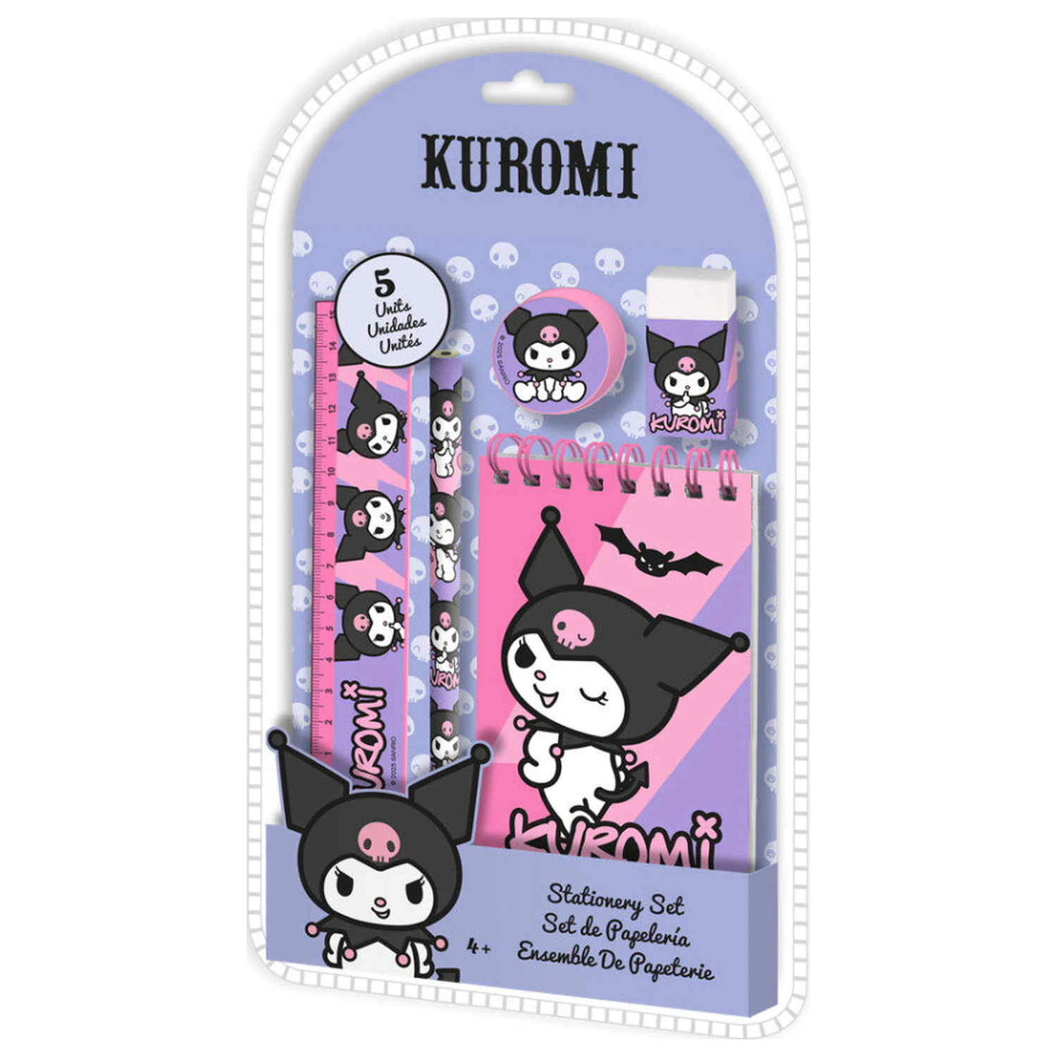 Hello kitty Kuromi írószer szett 5 db-os termékfotó