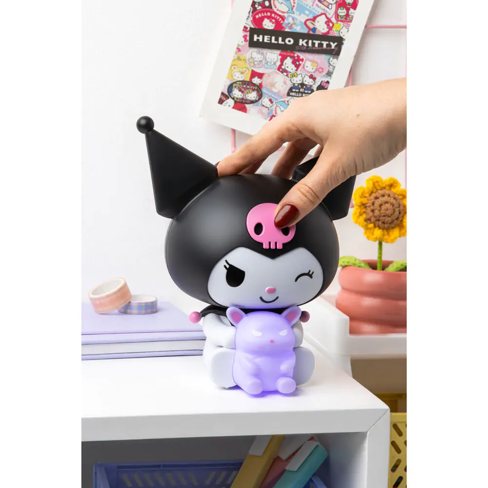 Hello Kitty Kuromi lámpa 16cm termékfotó