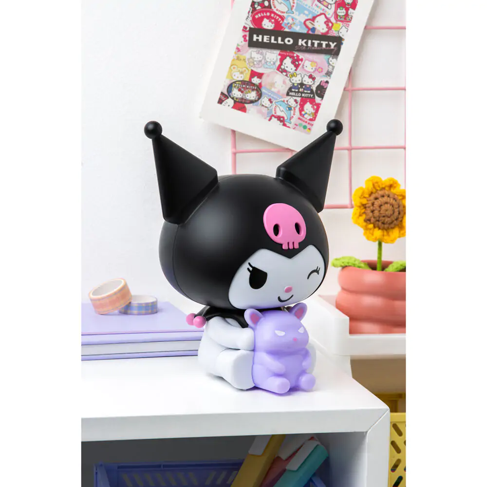 Hello Kitty Kuromi lámpa 16cm termékfotó