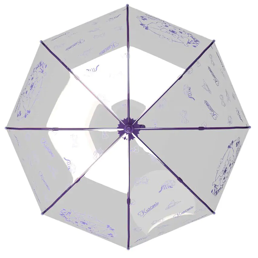 Hello Kitty Kuromi manuális esernyő 57cm termékfotó