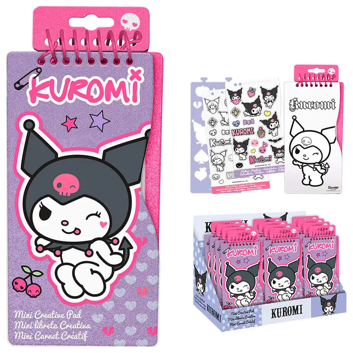 Hello Kitty Kuromi mini kreatív szett termékfotó