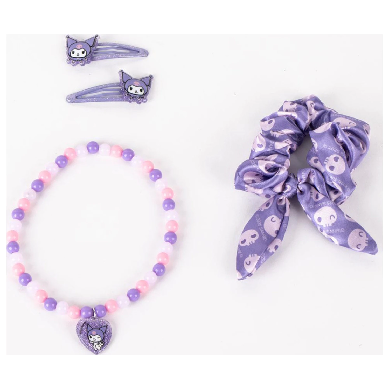 Hello Kitty Kuromi nyaklánc és hajkiegészítő szett termékfotó