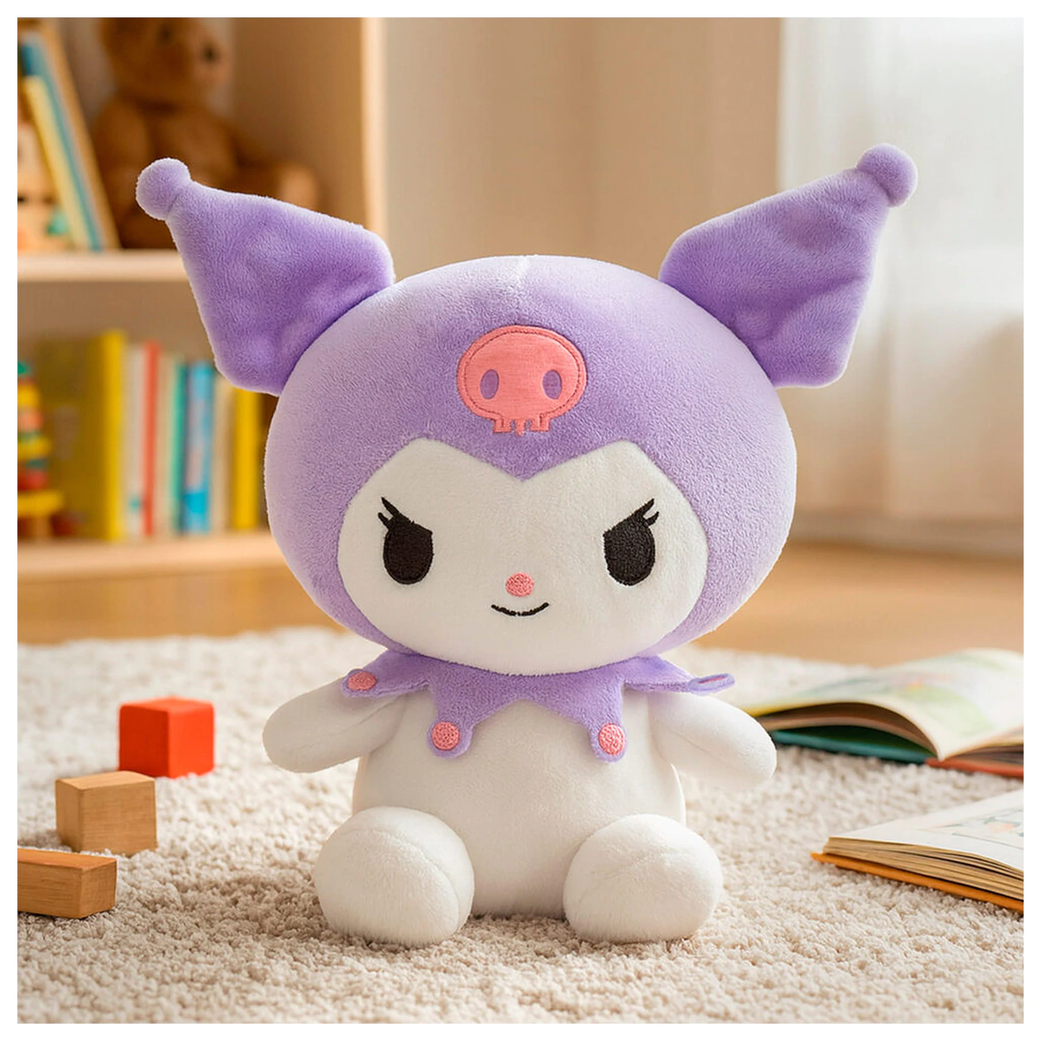 Hello Kitty Kuromi plüss 19,5cm termékfotó