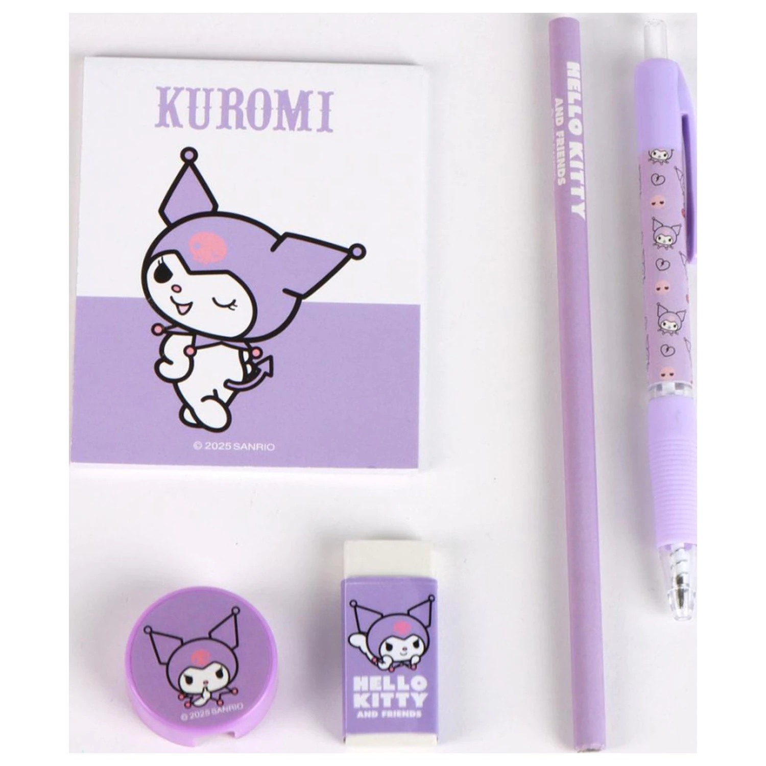 Hello Kitty Kuromi plüss töltött tolltartó termékfotó