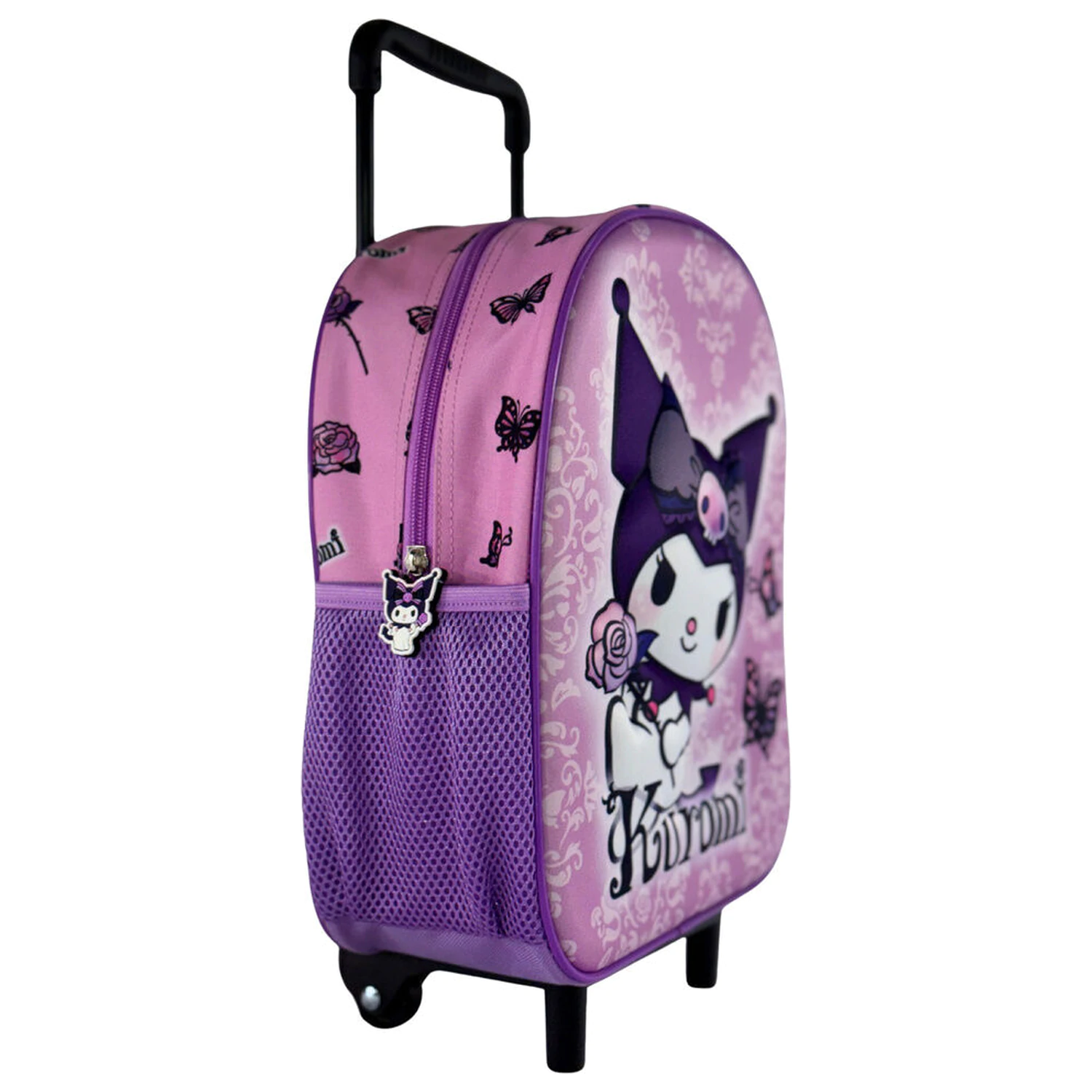 Hello Kitty Kuromi Purple 3D gurulós táska 32cm termékfotó