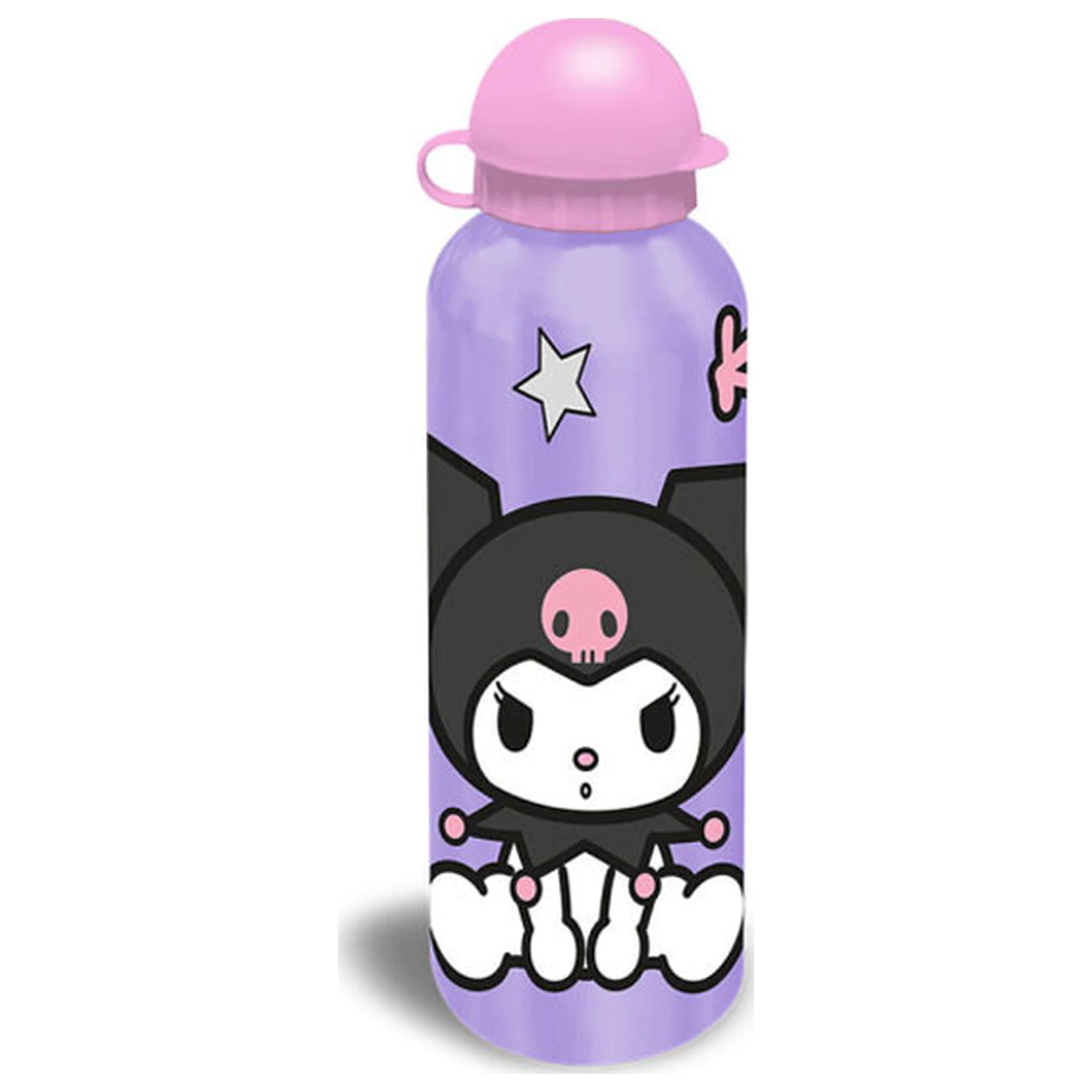 Hello Kitty Kuromi Purple alumínium kulacs ivókupakkal 500 ml termékfotó