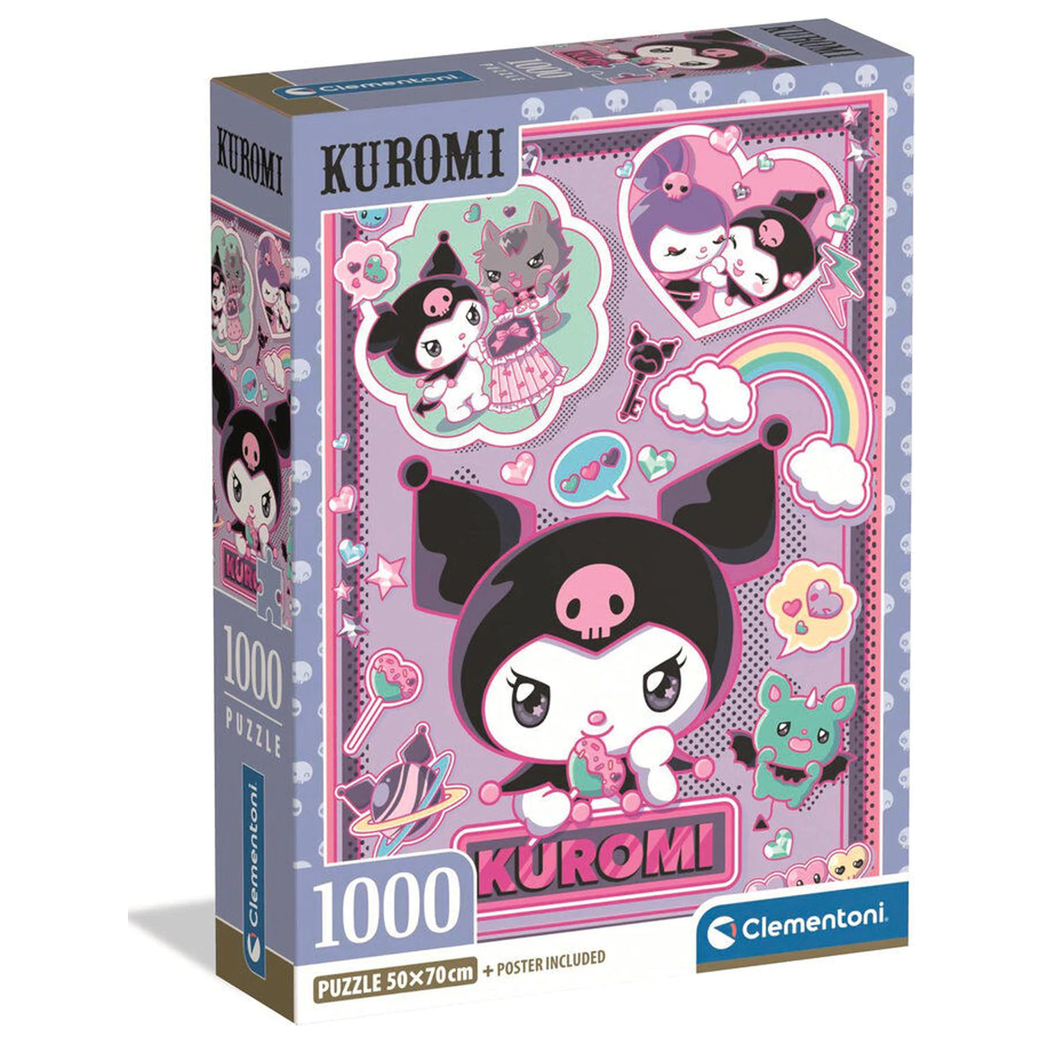 Hello Kitty Kuromi puzzle 1000db-os termékfotó