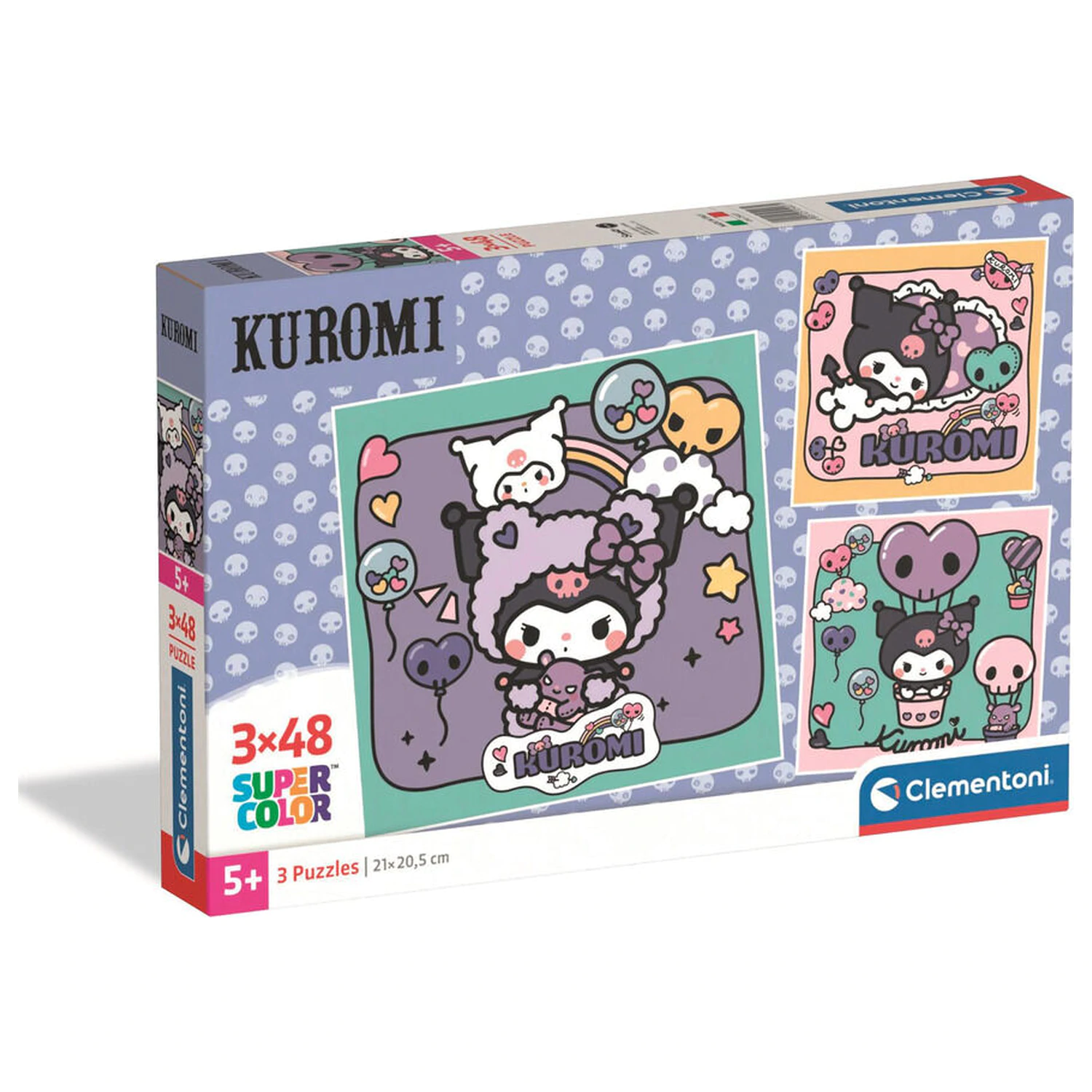 Hello Kitty Kuromi puzzle 3x48db-os termékfotó