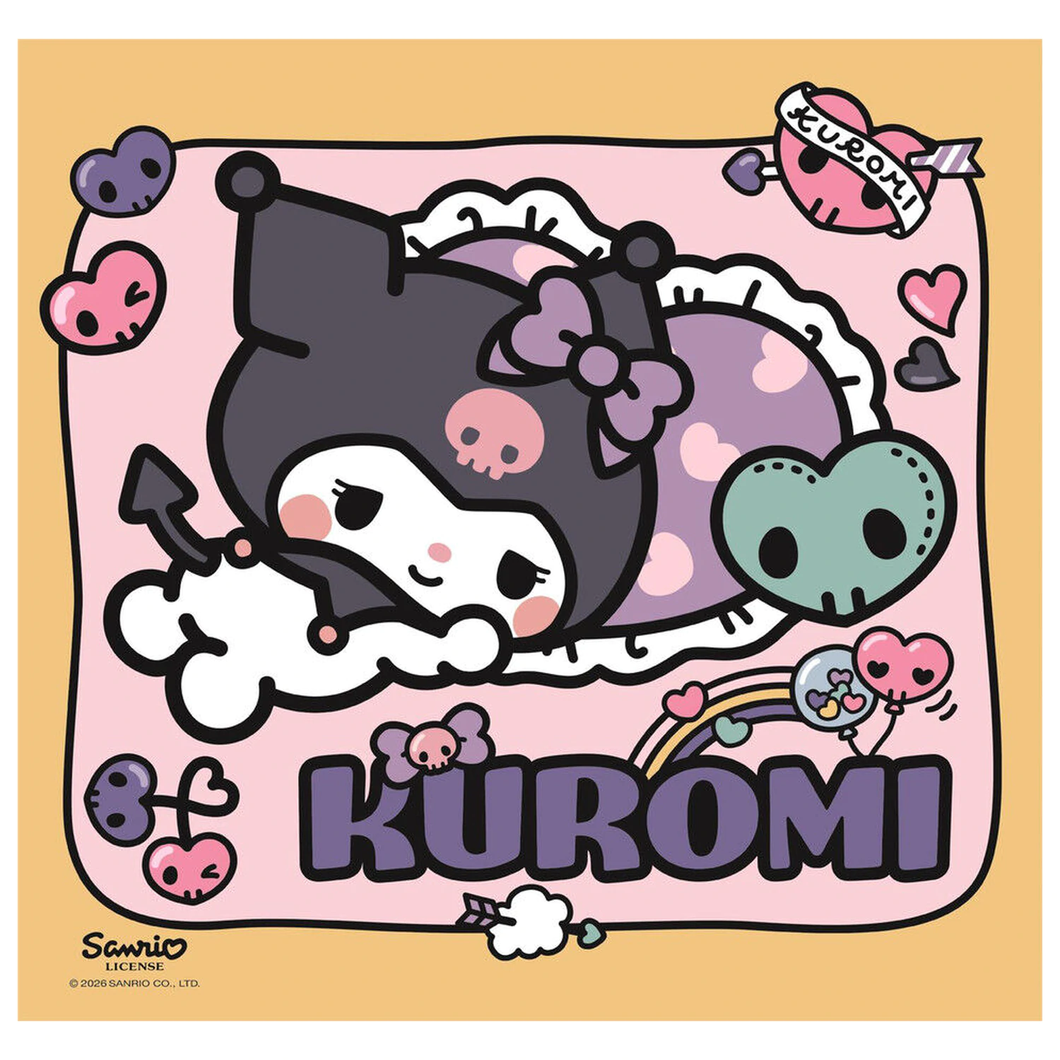 Hello Kitty Kuromi puzzle 3x48db-os termékfotó