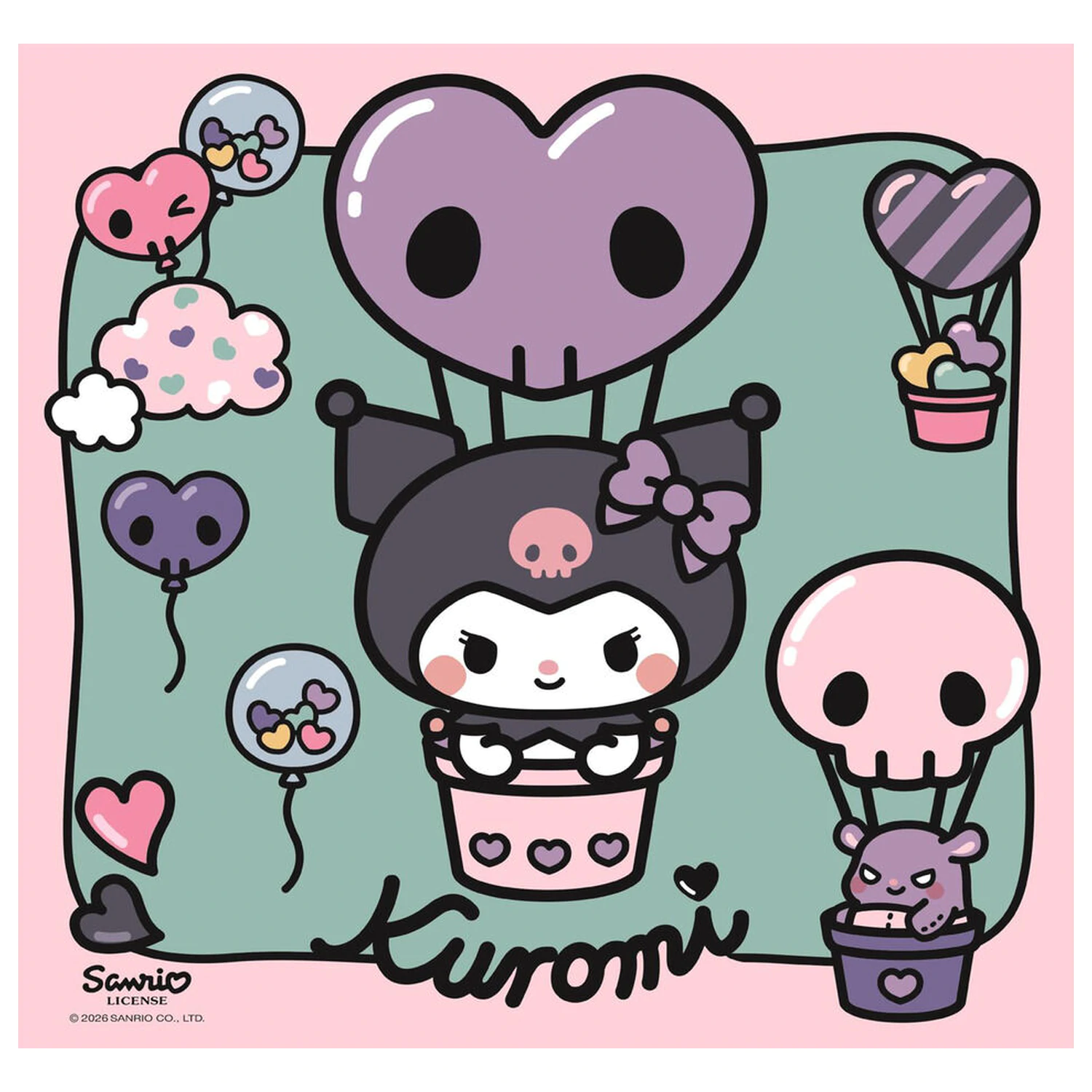 Hello Kitty Kuromi puzzle 3x48db-os termékfotó