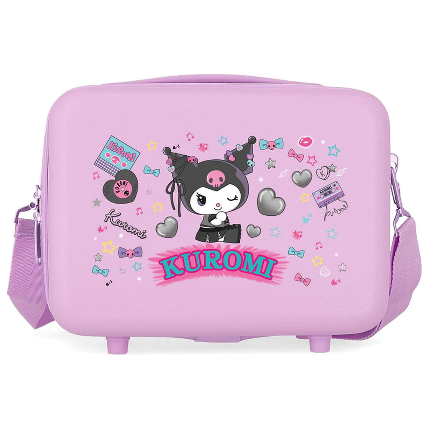 Hello Kitty Kuromi Retropop ABS neszeszer táska 29cm termékfotó
