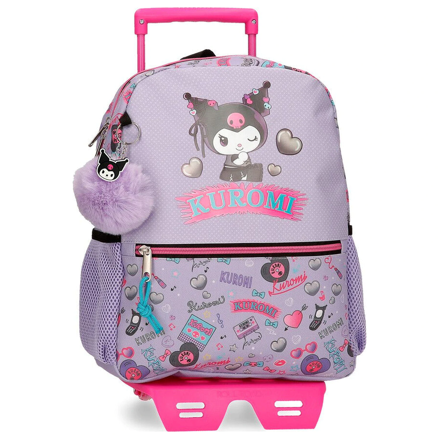 Hello Kitty Kuromi Retropop gurulós táska 33cm termékfotó