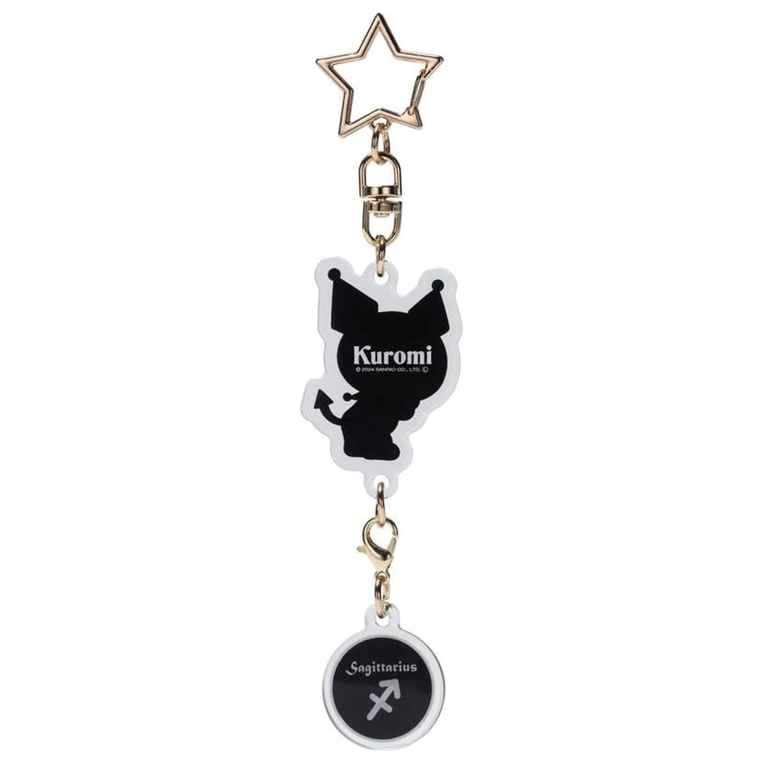 Hello Kitty Kuromi Sagittarius Astrological Symbol kulcstartó termékfotó