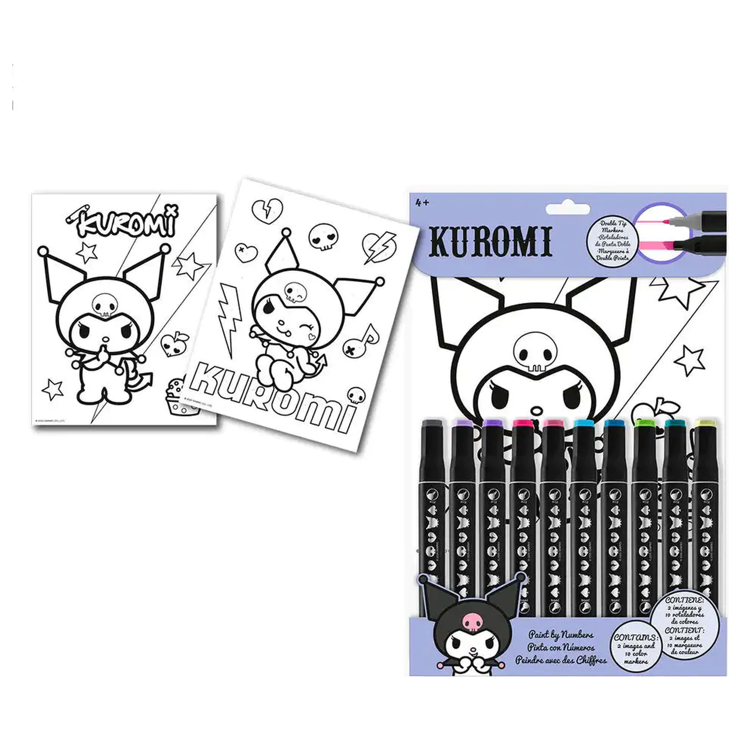 Hello Kitty Kuromi számos színező termékfotó
