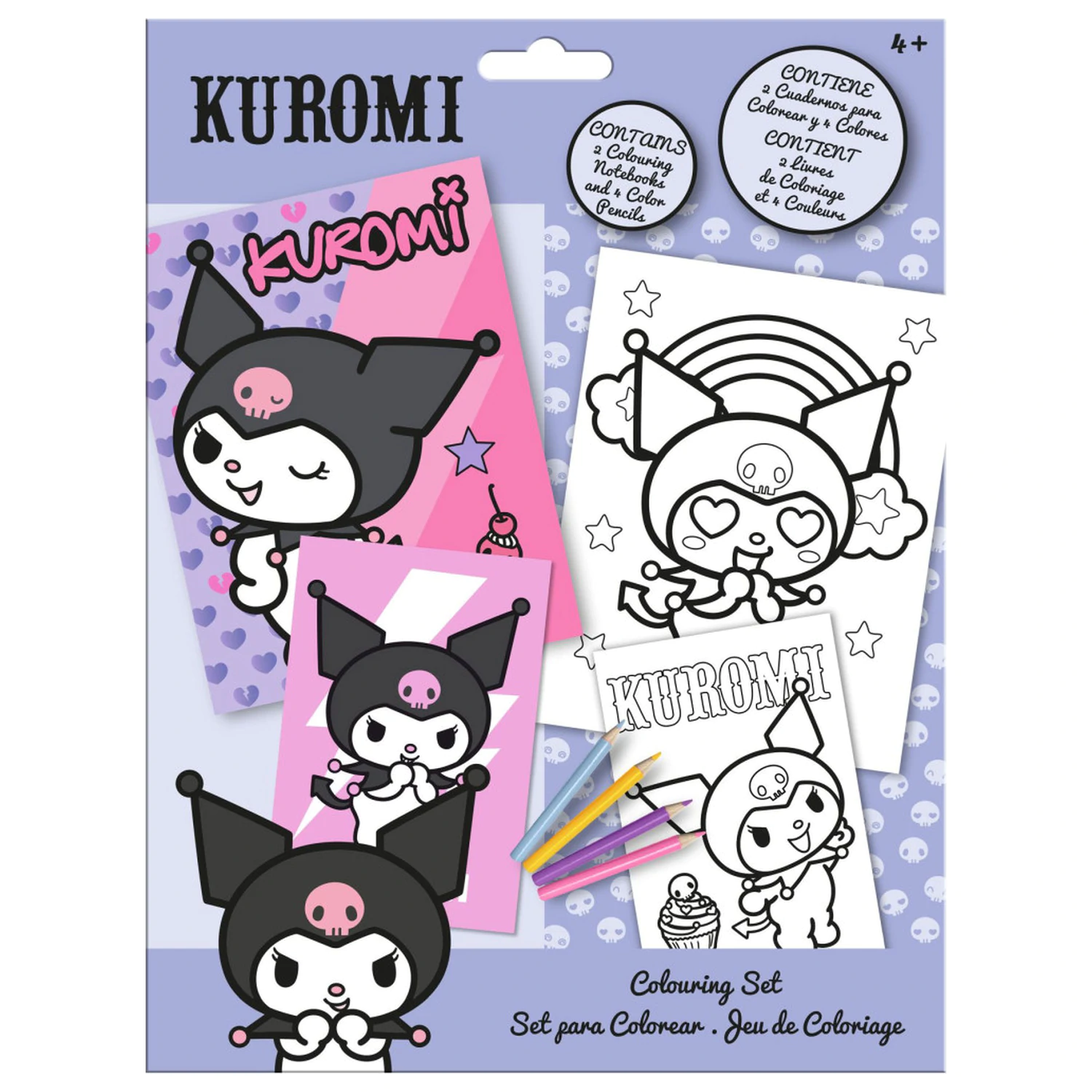 Hello Kitty Kuromi színező szett termékfotó