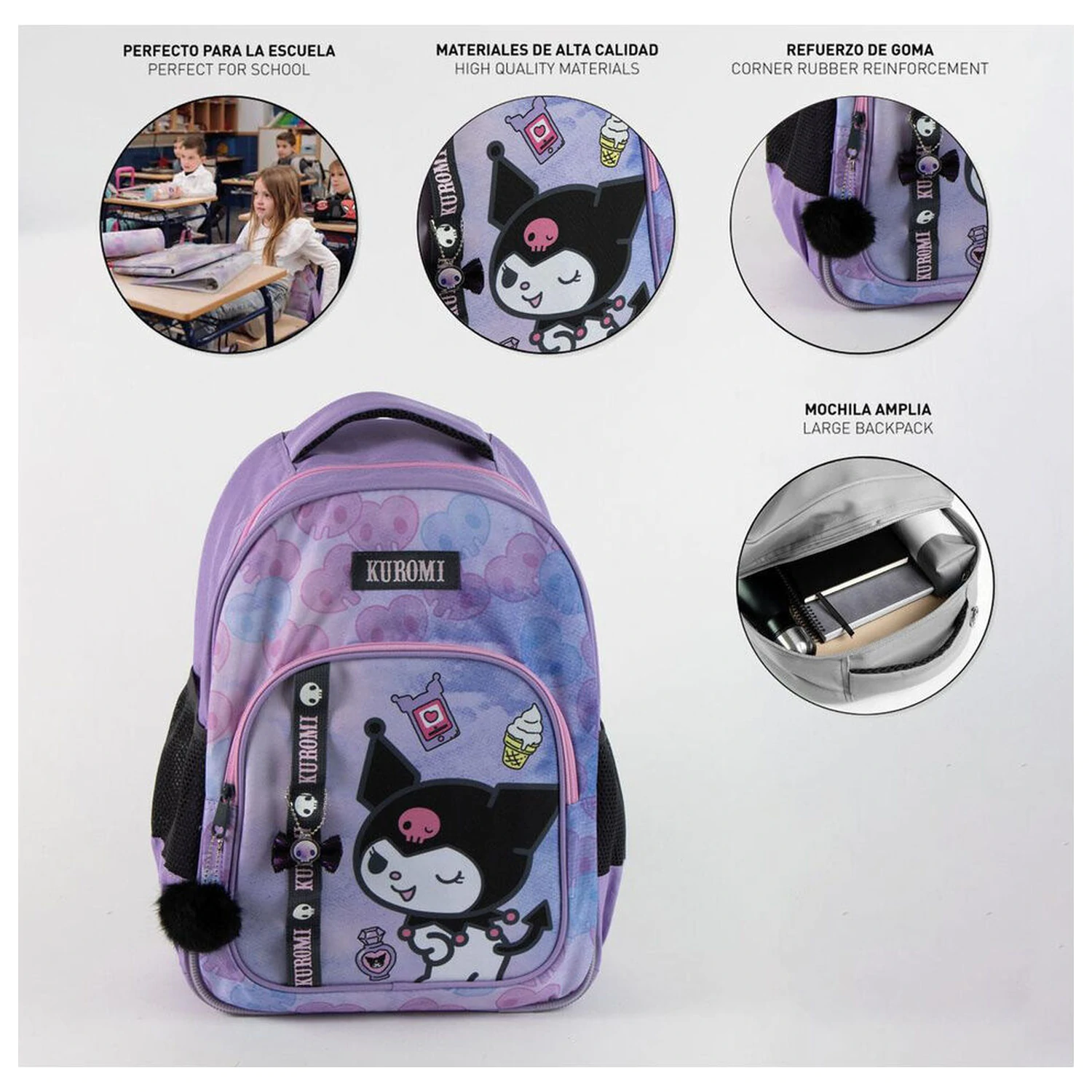 Hello Kitty Kuromi táska hátizsák 42cm termékfotó