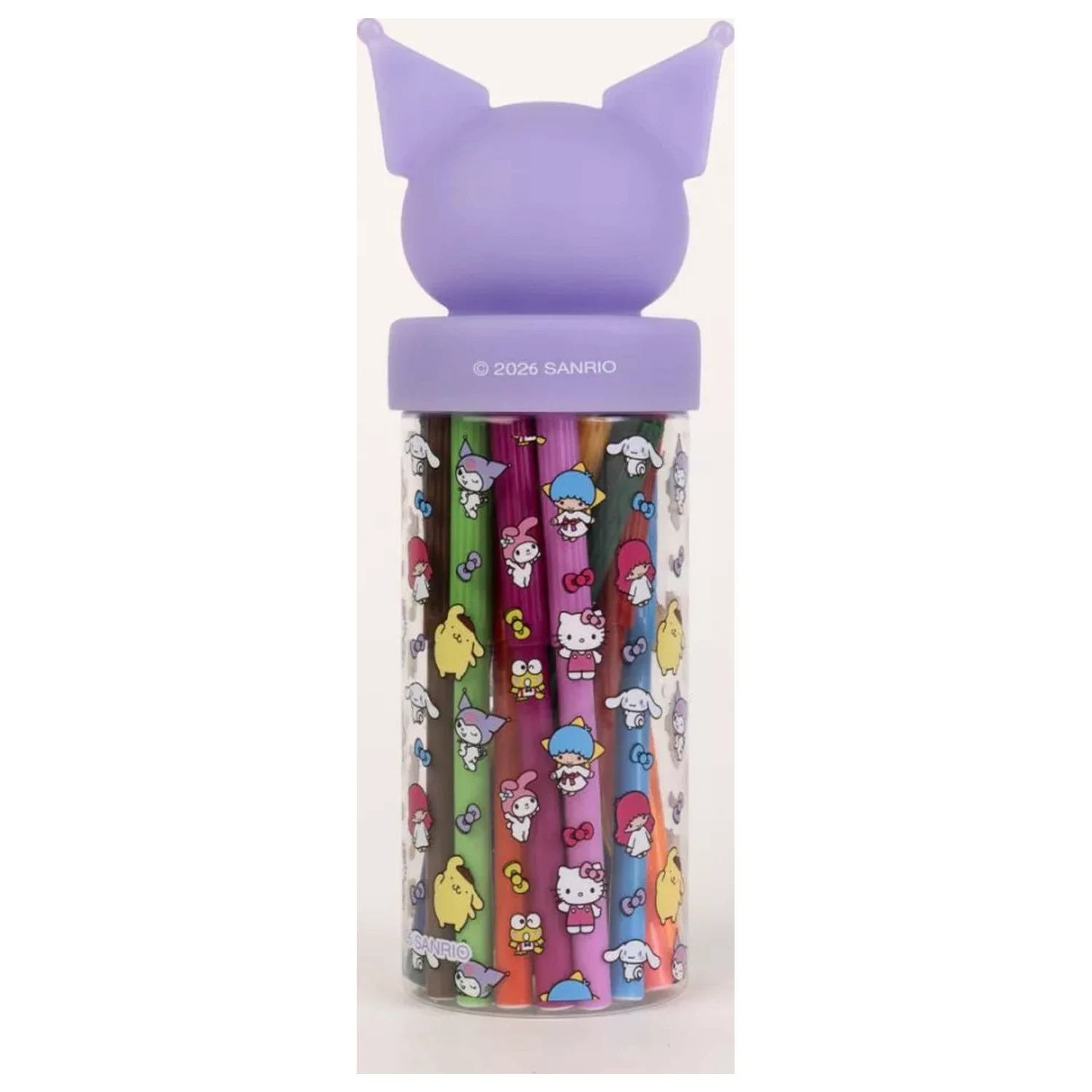 Hello Kitty Kuromi 18 db-os filctoll szett 3D tartóban termékfotó