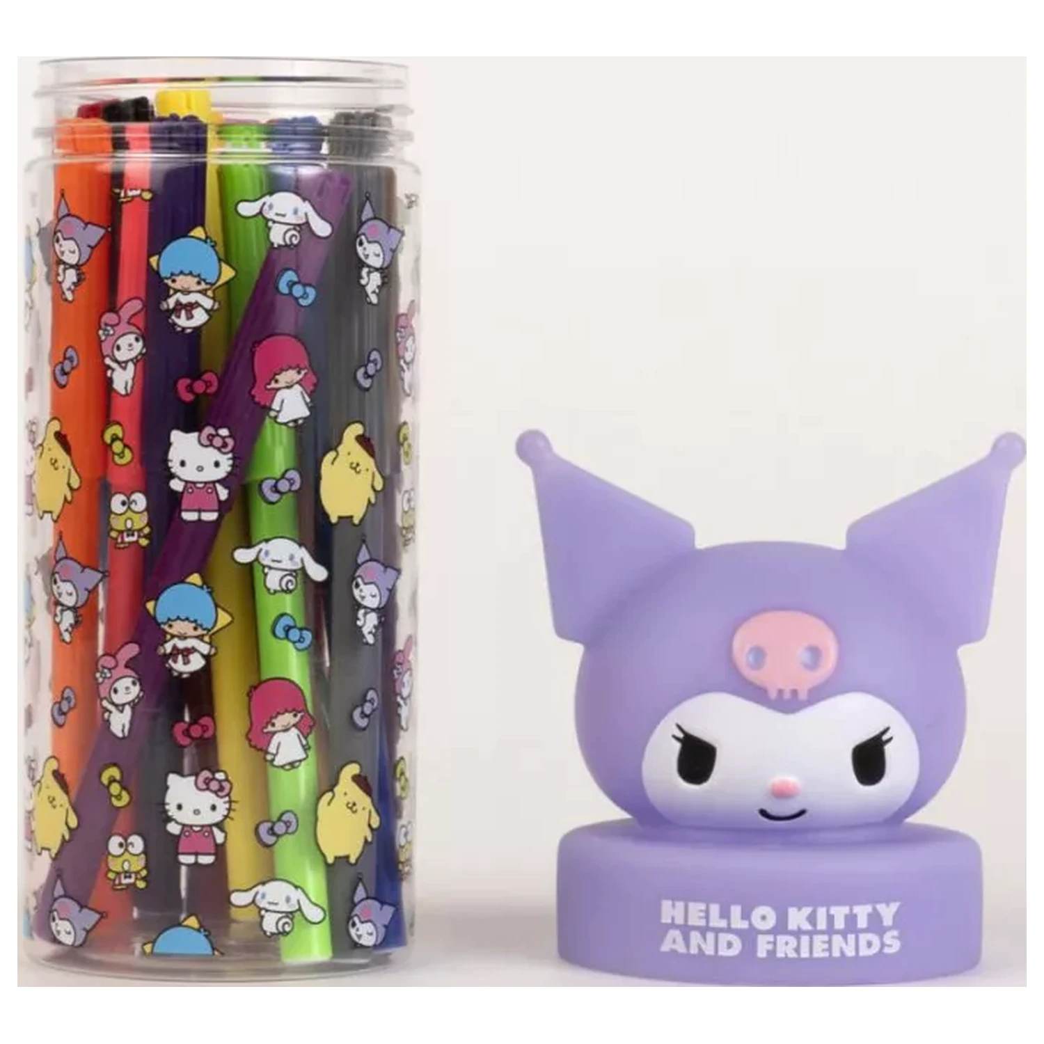 Hello Kitty Kuromi 18 db-os filctoll szett 3D tartóban termékfotó
