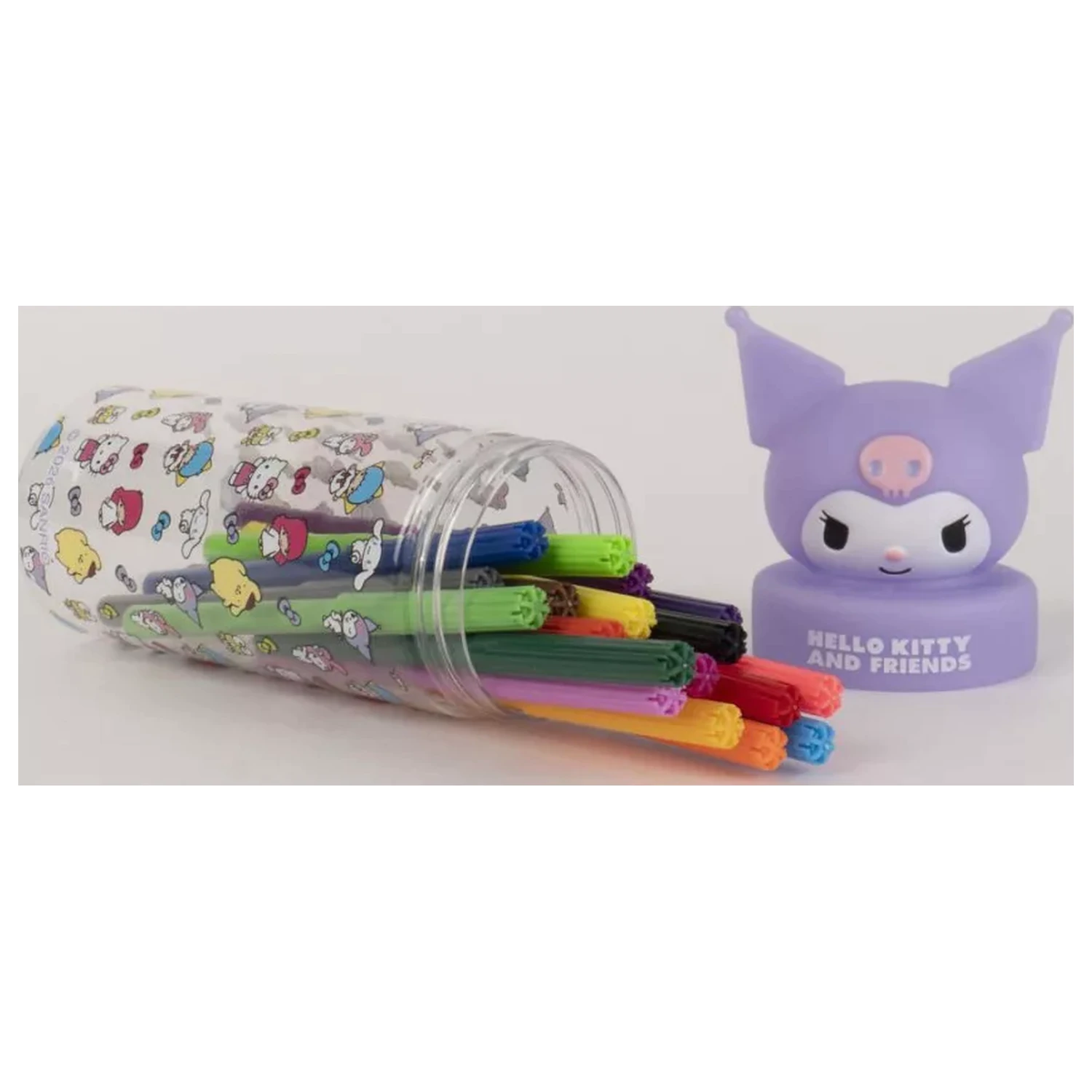 Hello Kitty Kuromi 18 db-os filctoll szett 3D tartóban termékfotó