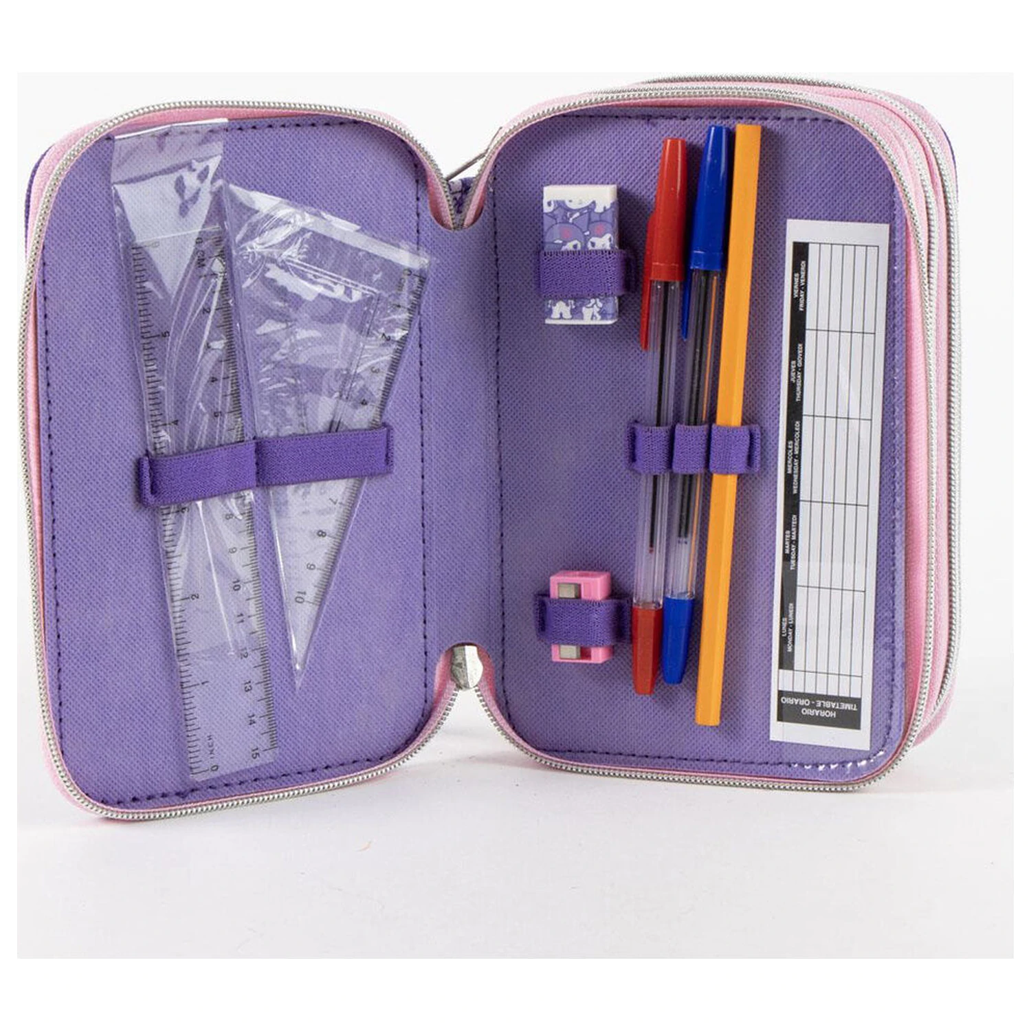 Hello Kitty Kuromi töltött tripla tolltartó termékfotó