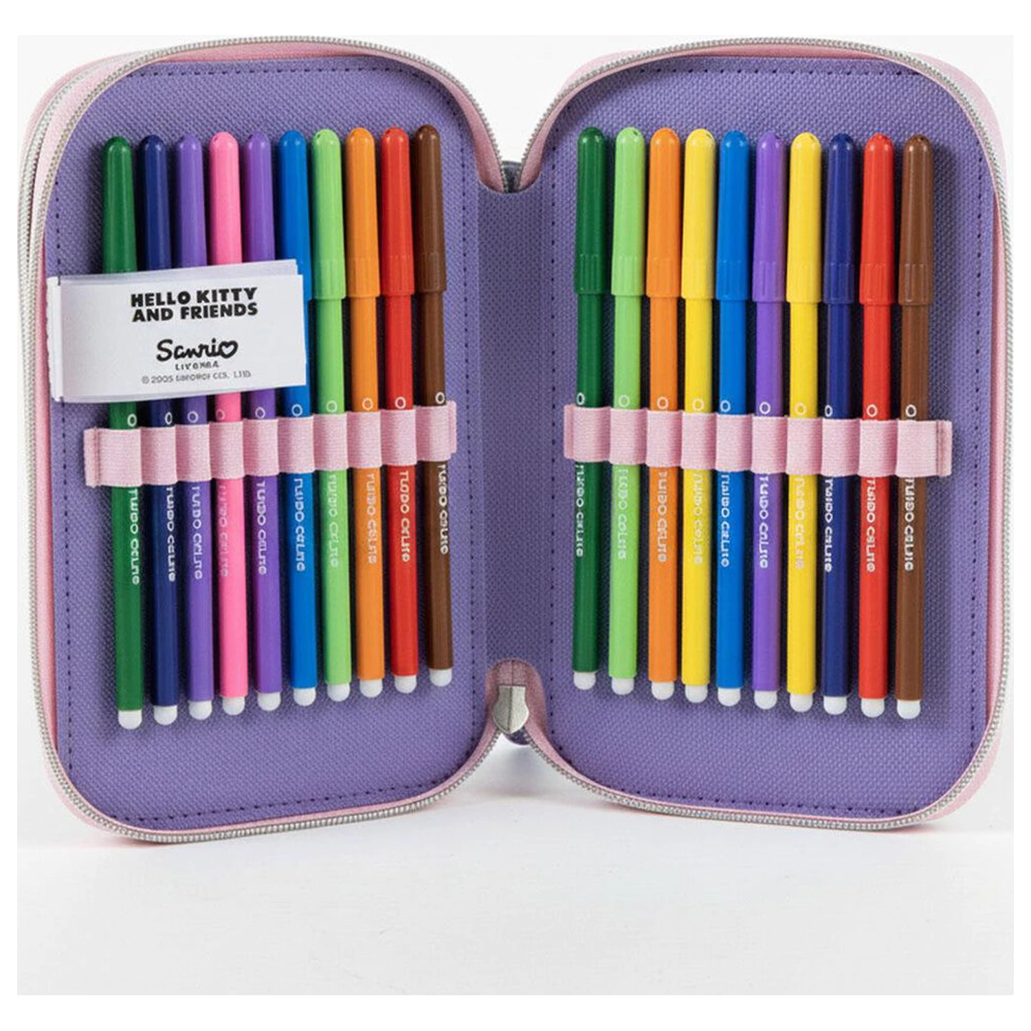 Hello Kitty Kuromi töltött tripla tolltartó termékfotó