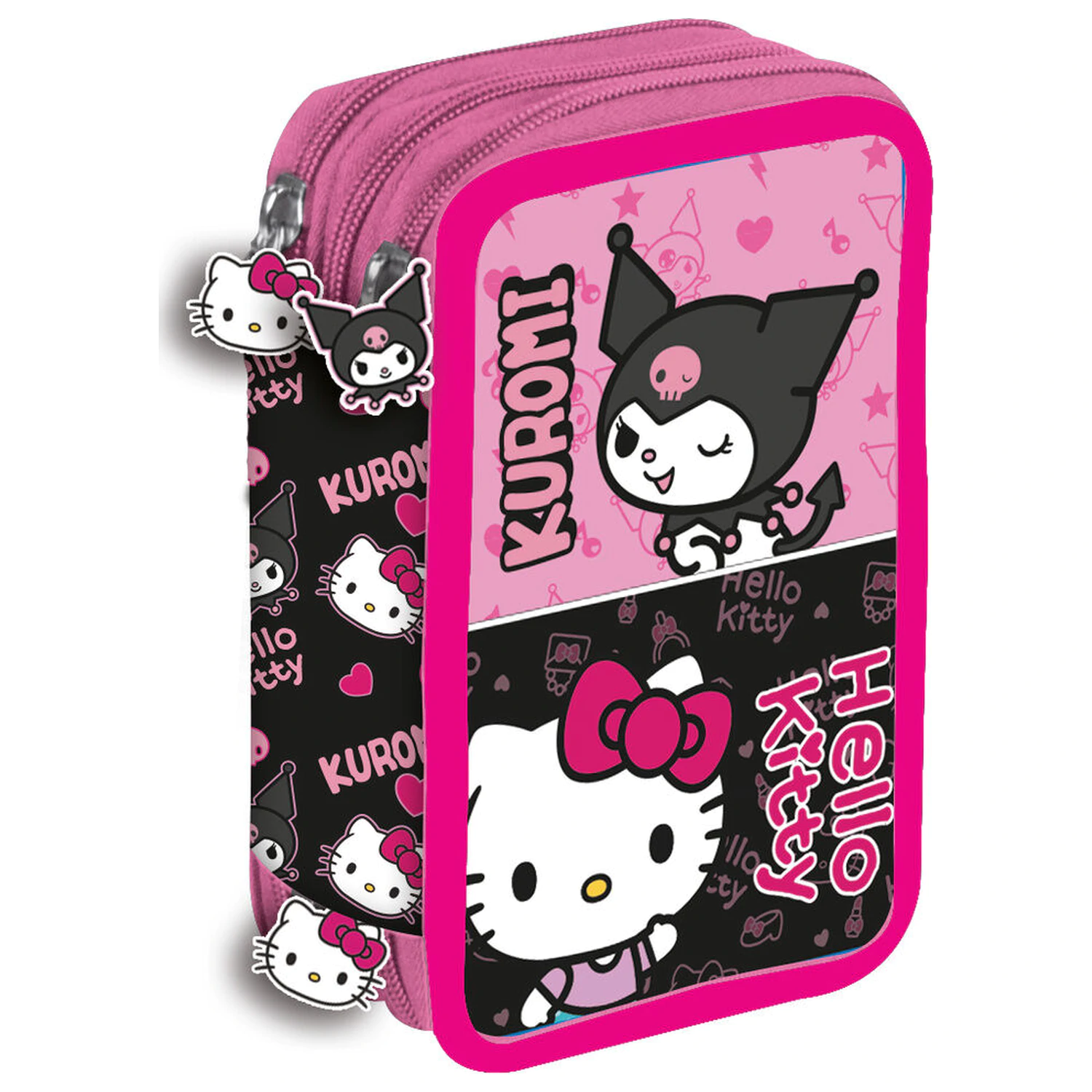 Hello Kitty & Kuromi tripla tolltartó termékfotó