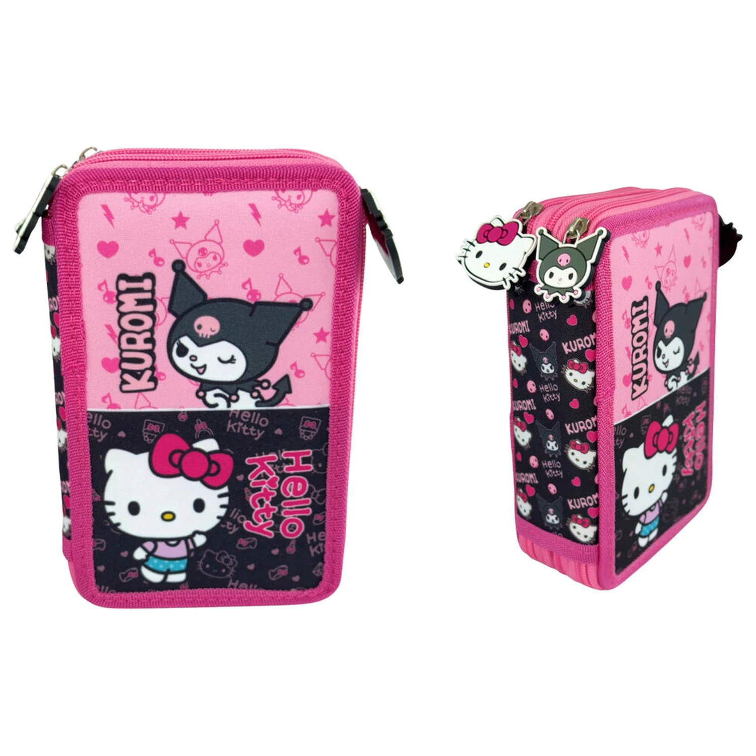 Hello Kitty & Kuromi tripla tolltartó termékfotó
