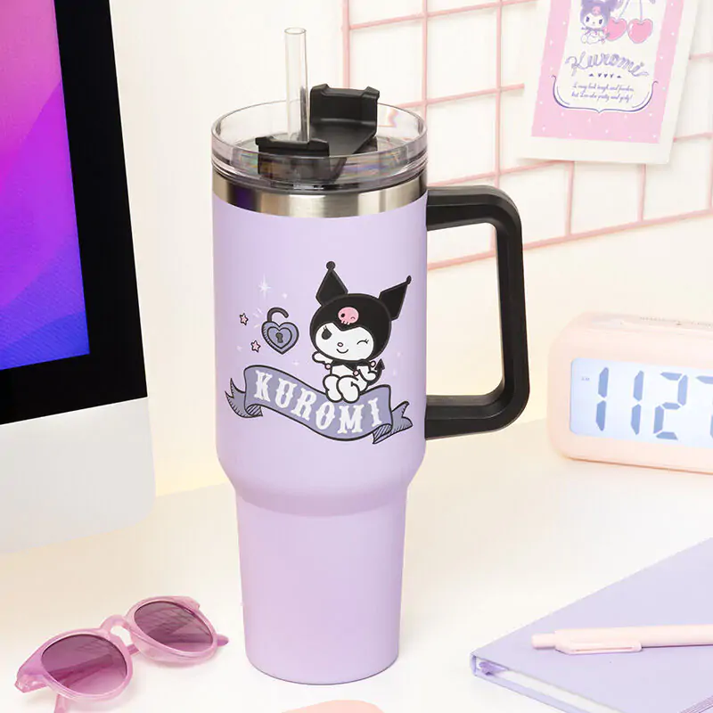 Hello Kitty Kuromi utazópohár bögre 1200ml termékfotó