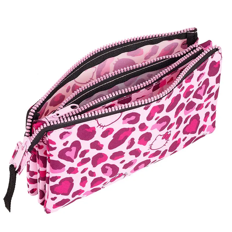 Hello Kitty leopárd tripla tolltartó termékfotó