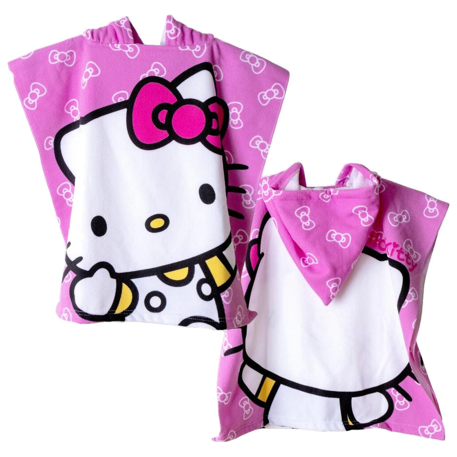 Hello Kitty mikroszálas poncsó törölköző termékfotó