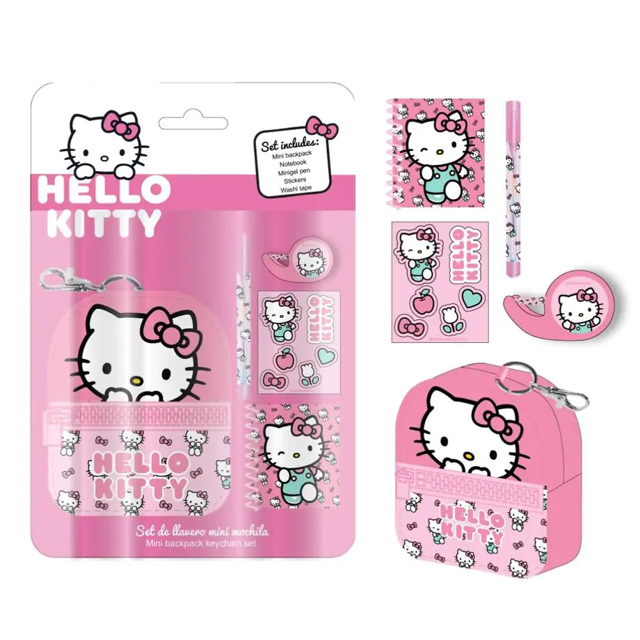 Hello Kitty mini táska és írószer csomag termékfotó