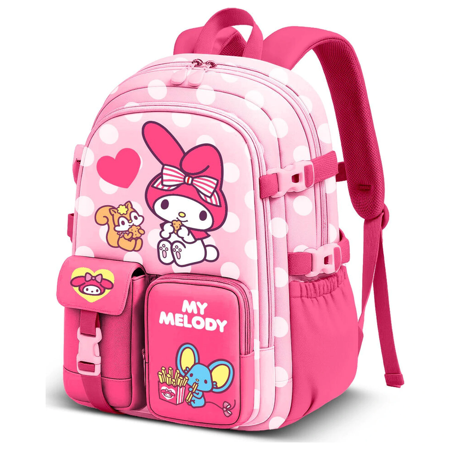 Hello Kitty My Melody Haru Animals táska hátizsák 40cm termékfotó