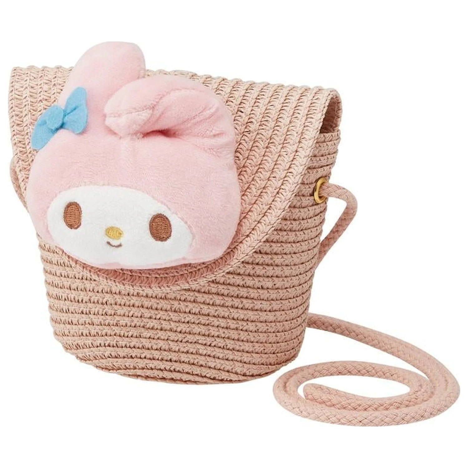 Hello Kitty My Melody Straw keresztpántos táska 13.8x14cm termékfotó
