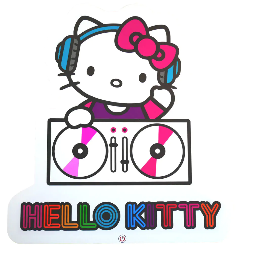 Hello Kitty neon fali lámpa termékfotó