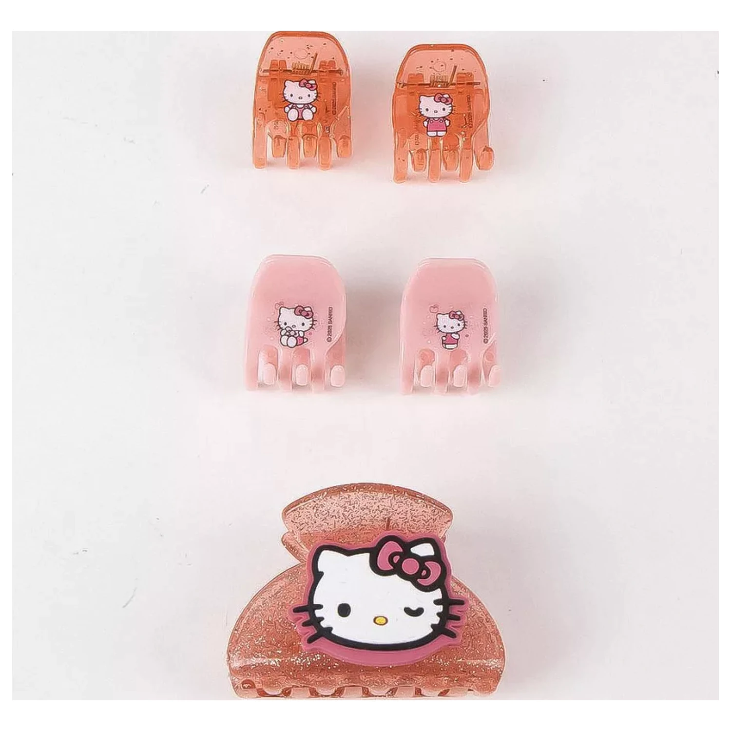 Hello Kitty Pink hajcsat szett 5 db-os termékfotó