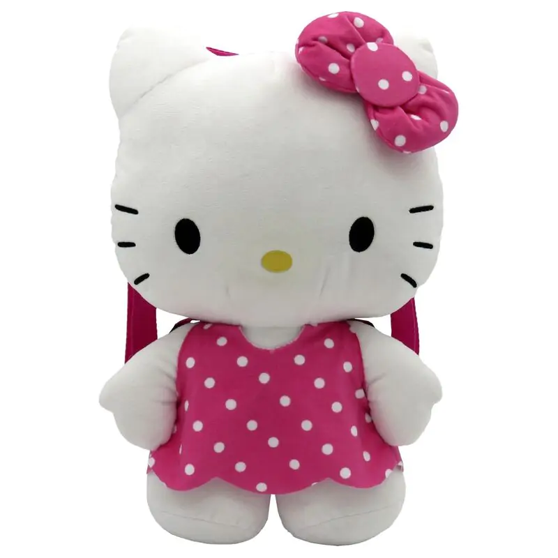 Hello Kitty pink plush backpack 35cm termékfotó