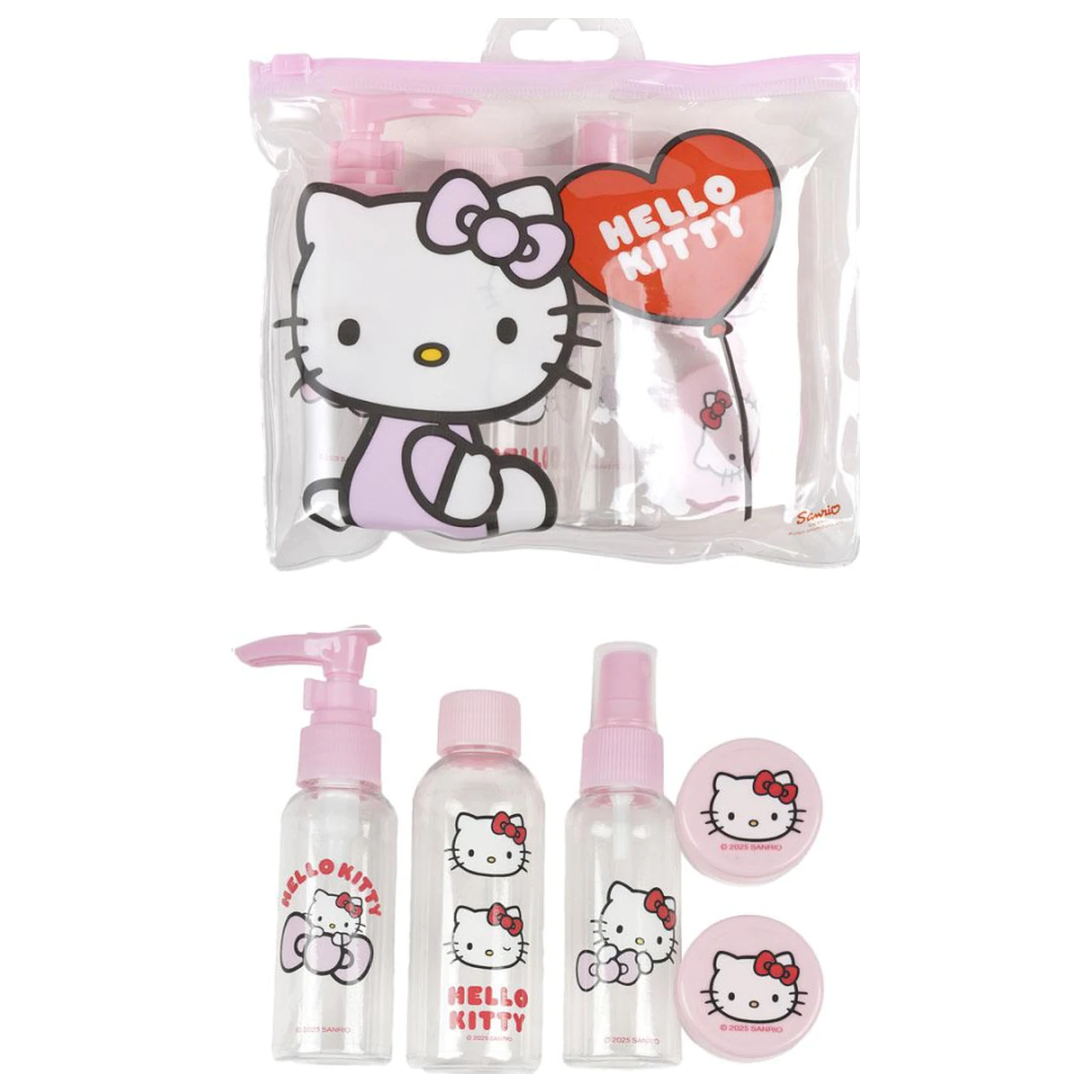 Hello Kitty Pink utazó higiéniai szett termékfotó