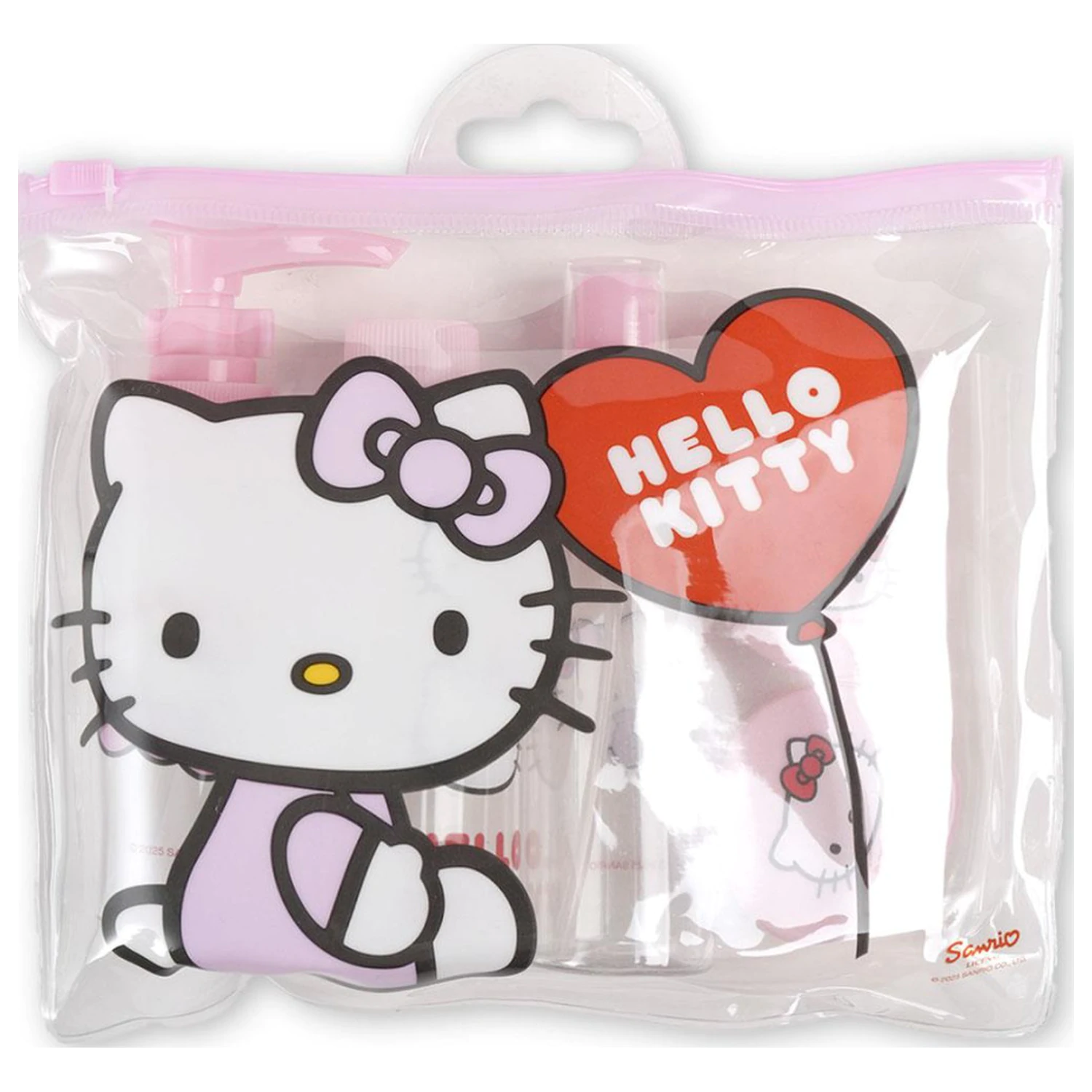 Hello Kitty Pink utazó higiéniai szett termékfotó