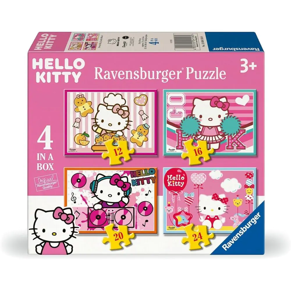 Hello Kitty puzzle 12-16-20-24db-os termékfotó