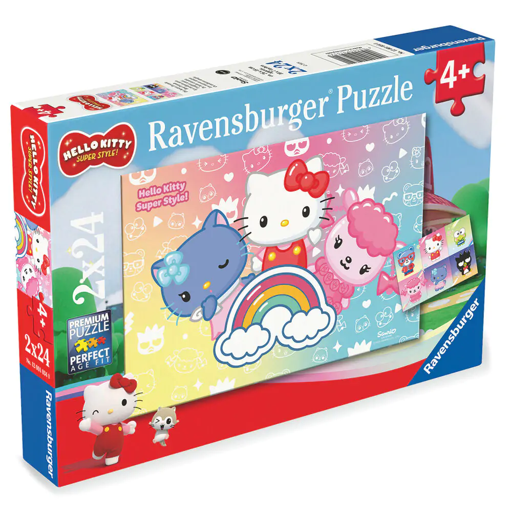 Hello Kitty puzzle 2x24db-os termékfotó