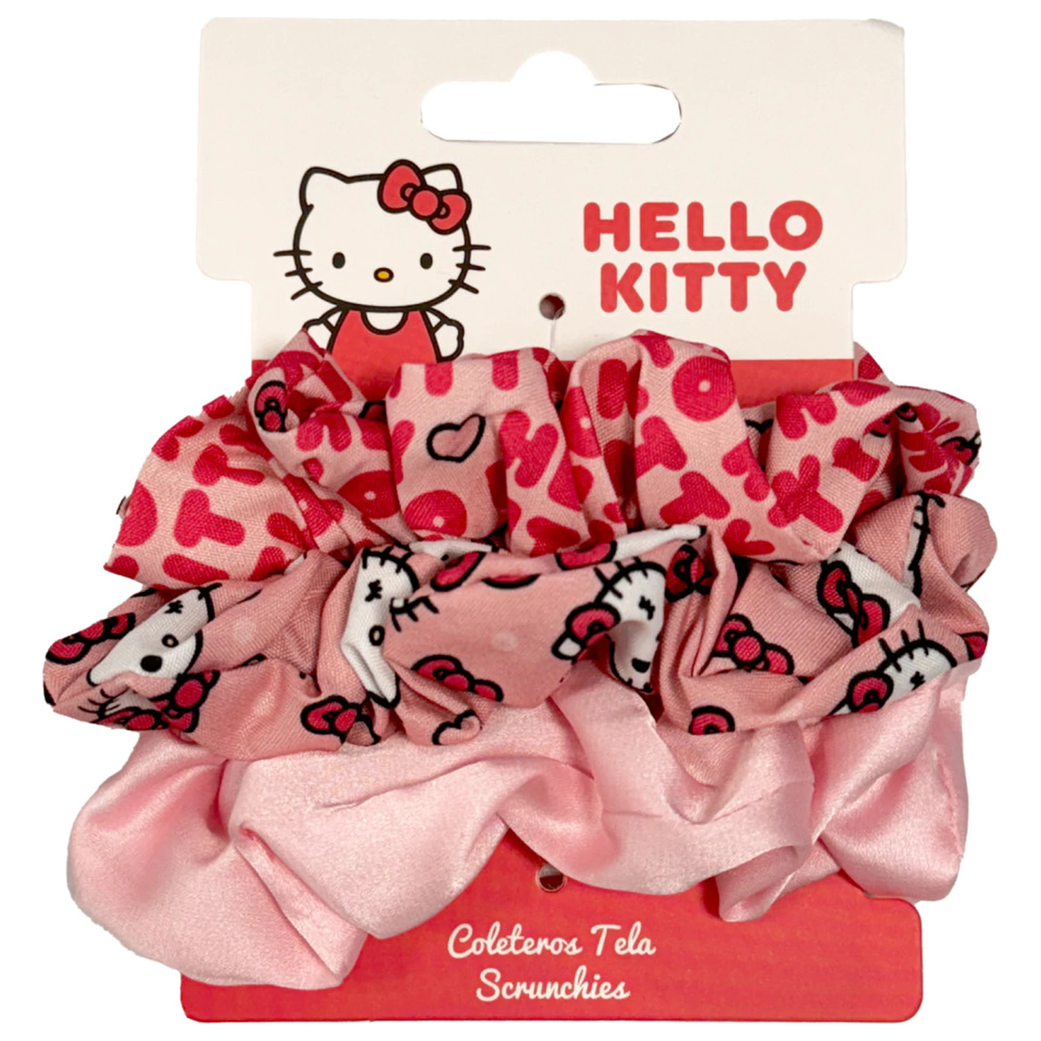 Hello Kitty Scrunchie hajgumi szett 3 db-os termékfotó