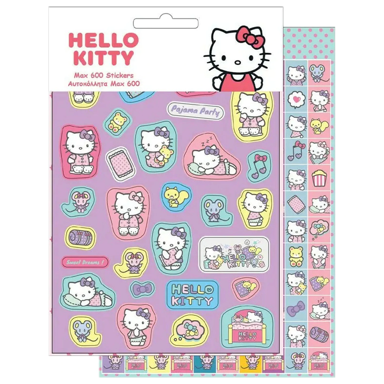 Hello Kitty Sweet 600 darabos matrica szett termékfotó