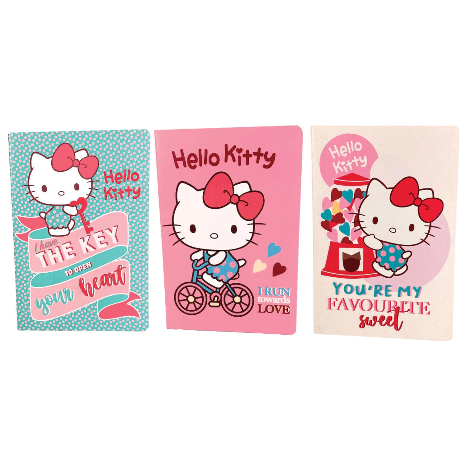 Hello Kitty Sweetheart A5 notesz szett 3 db-os termékfotó