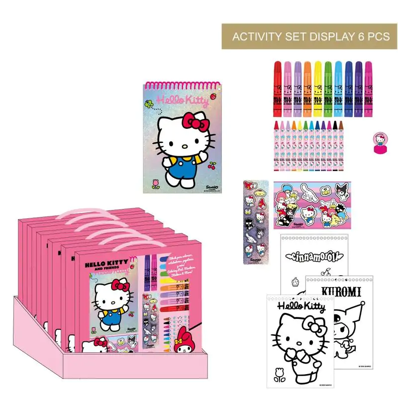 Hello Kitty színező írószer csomag termékfotó