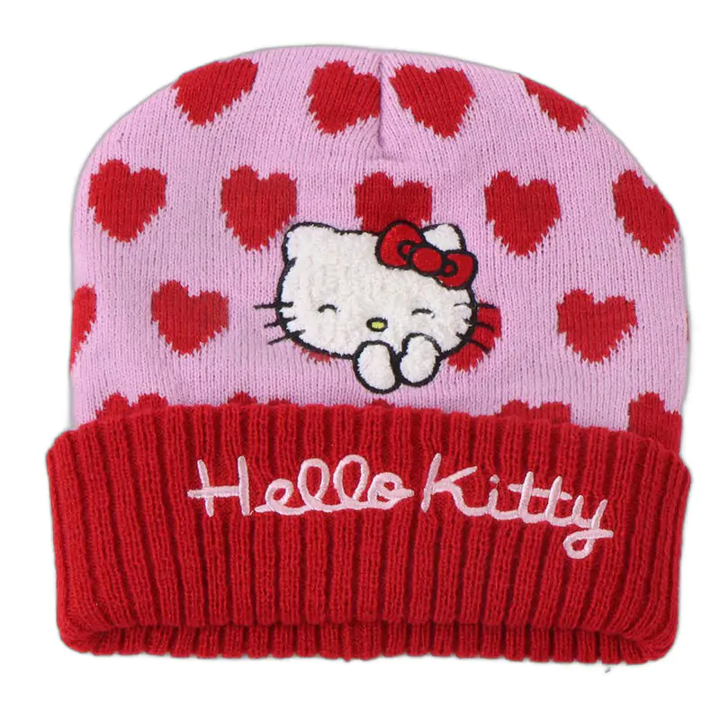 Hello Kitty téli sapka, kesztyű és csősál csomag  termékfotó