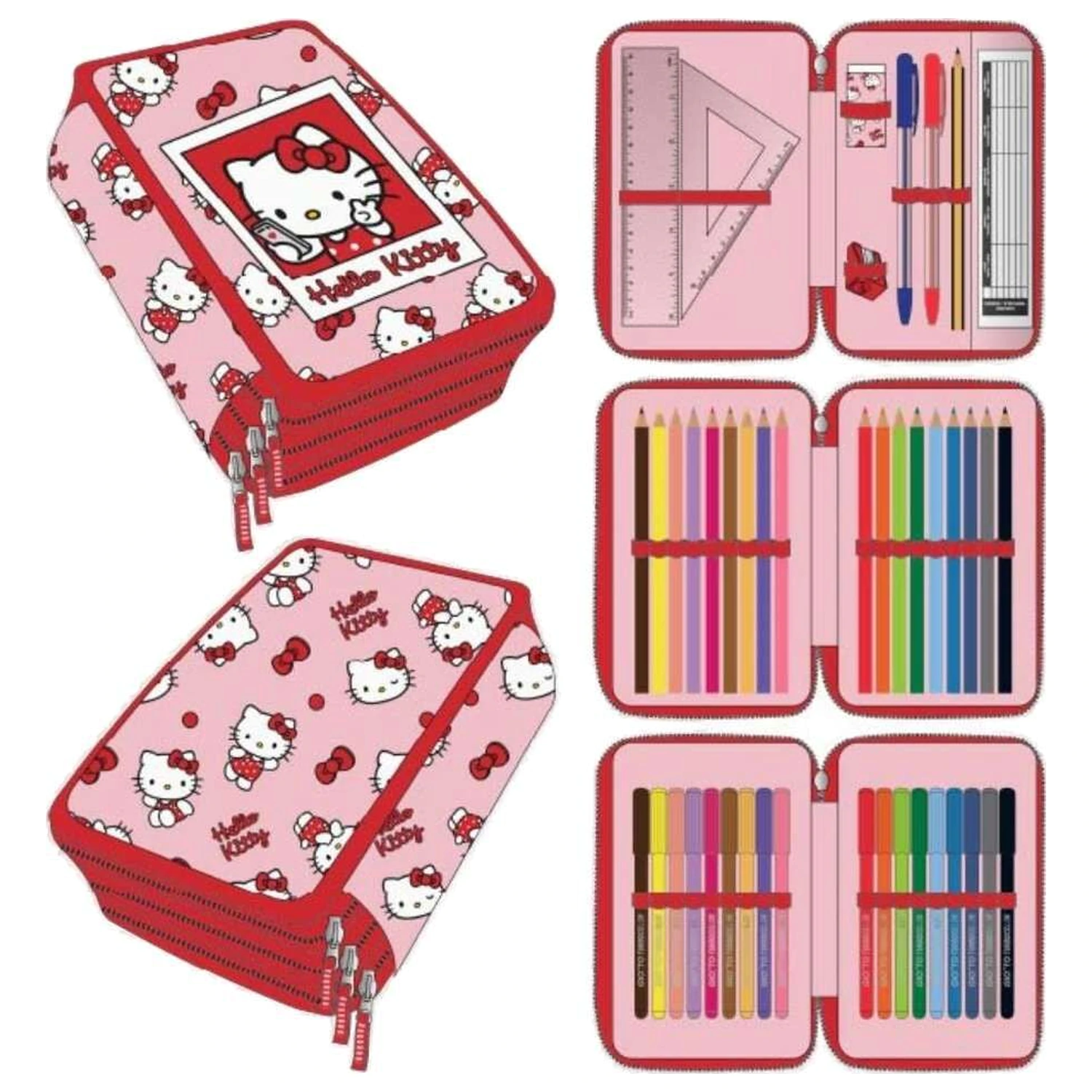 Hello Kitty tripla tolltartó termékfotó