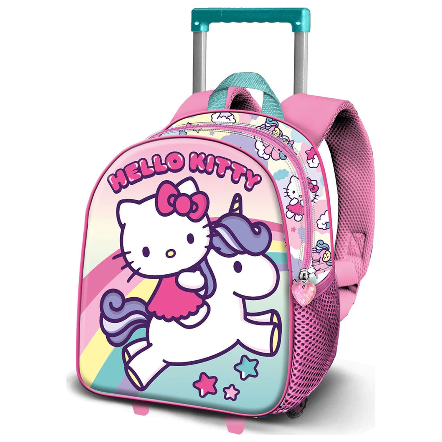 Hello Kitty Unicorn 3D gurulós táska 31cm termékfotó