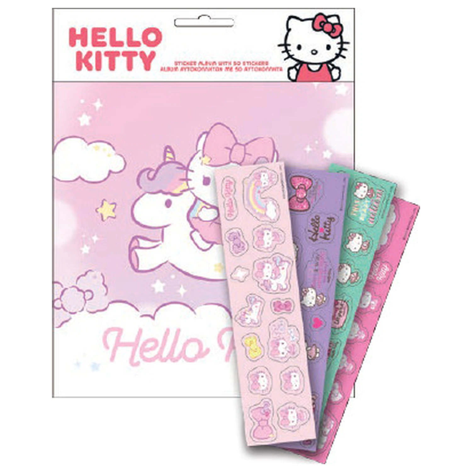 Hello Kitty Unicorn matricás album 50 db matricával termékfotó